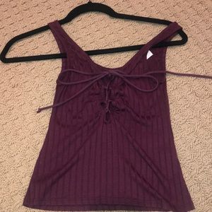 Urban outfitters Lace Up Tank Top